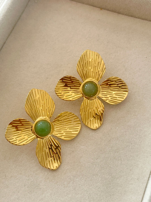 Flower earrings